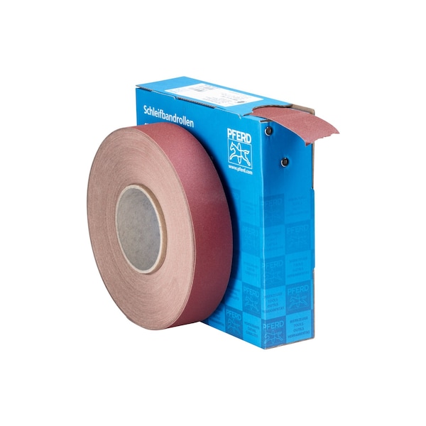Pferd 1-1/2" Shop Roll - Resin/Resin Heavy Duty - 50 Yard Roll - Aluminum Oxide - 180 Grit 47171 - main